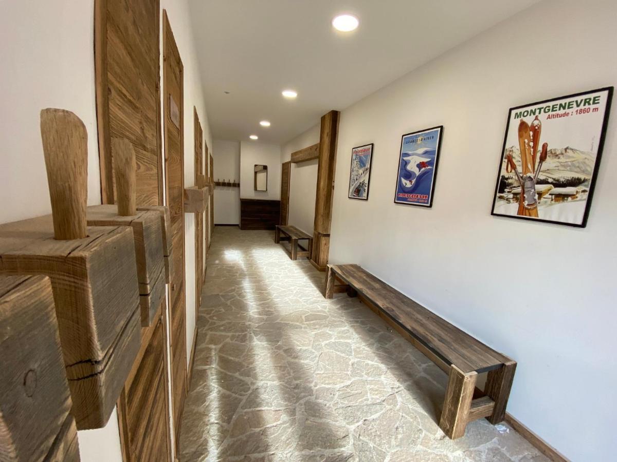 L'Etesy, Pied Des Pistes Et Spa Montgenevre Bagian luar foto